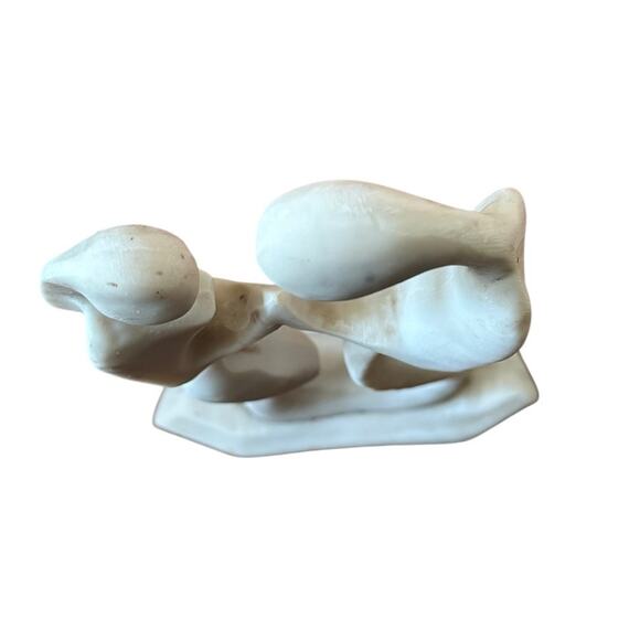 Belize Abstract Sculpture Couple Statue Modernist Souvenir Embrace Figure Decor - Picture 9 of 9